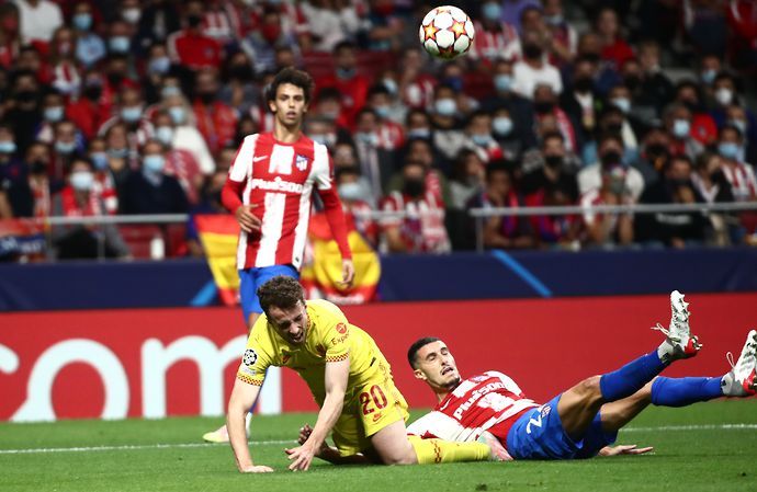 It was a feisty affair when Liverpool and Atletico faced each other in the Champions League