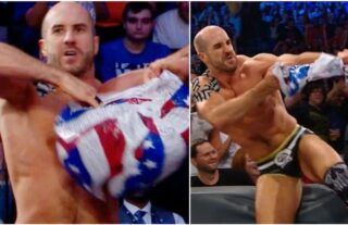 Cesaro mugged the fans off during his match ay WWE SummerSlam