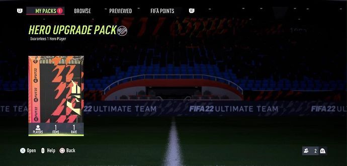 FIFA 22 FUT Heroes Upgrade Pack