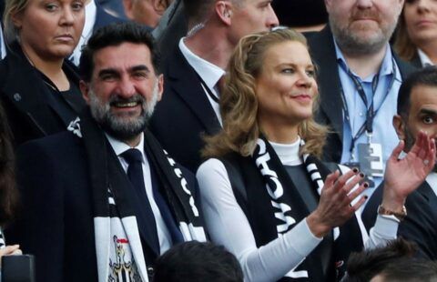 Newcastle United chairman Yasir Al-Rumayyan and Amanda Staveley