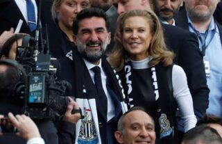 Newcastle United chairman Yasir Al-Rumayyan and Amanda Staveley
