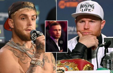 Jake Paul is using Canelo Alvarez's name 'to get attention'