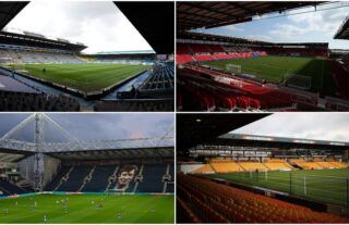 English football stadiums