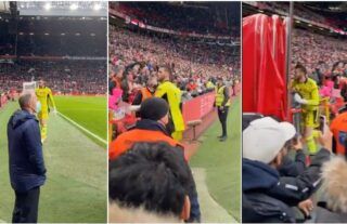 David de Gea was fuming after United were beaten by Man City