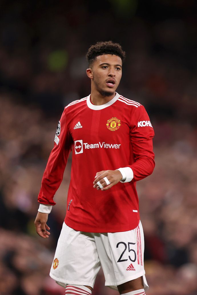Jadon Sancho has yet to score for Manchester United