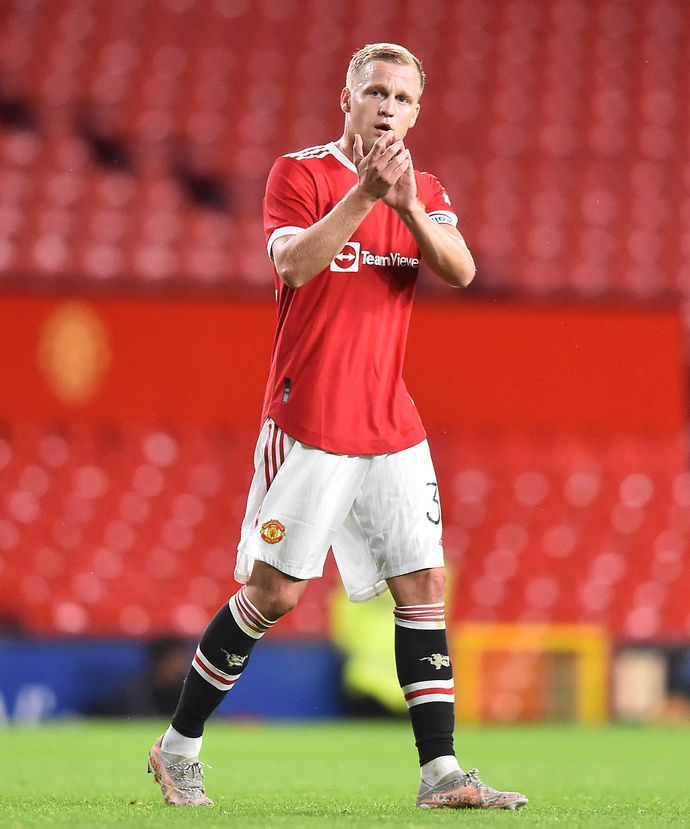 Van de Beek has only started four Premier League games in 14 months at Manchester United