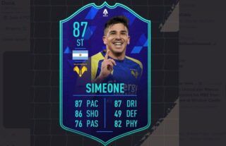 FIFA 22: Giovanni Simeone POTM SBC: How to Complete And Everything You Need to Know