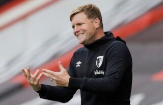Newcastle United boss Eddie Howe during his Bournemouth reign