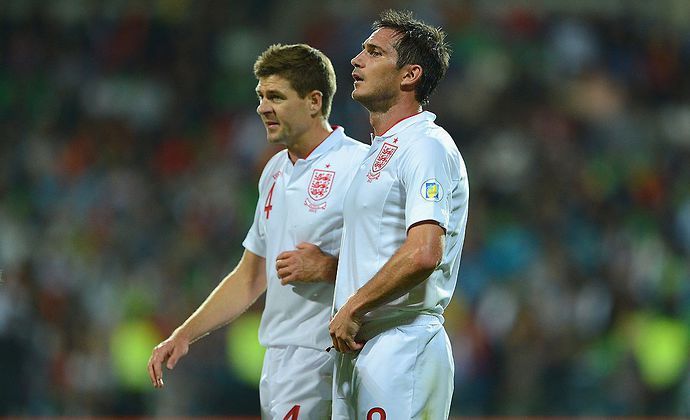 Gerrard & Lampard with England