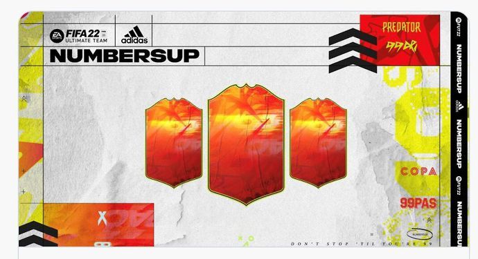 Leaker Reveals key details FIFA 22 Adidas 99 Numbers Up Promo