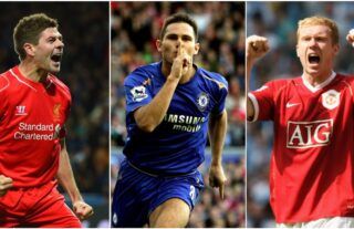 Gerrard, Lampard and Scholes