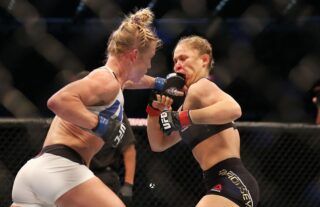 Holly Holm shocked the world and knocked out Ronda Rousey on this day in 2015