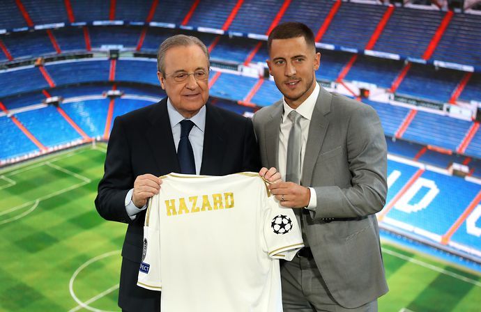 Eden Hazard signed for Real Madrid from Chelsea in 2019