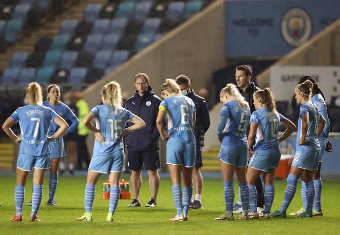 Manchester City are ninth in the Women's Super League table