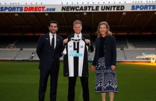 Eddie Howe being unveiled as Newcastle manager