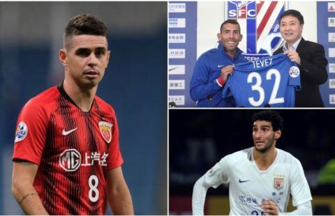 Oscar, Tevez and Fellaini all moved to the Chinese Super League