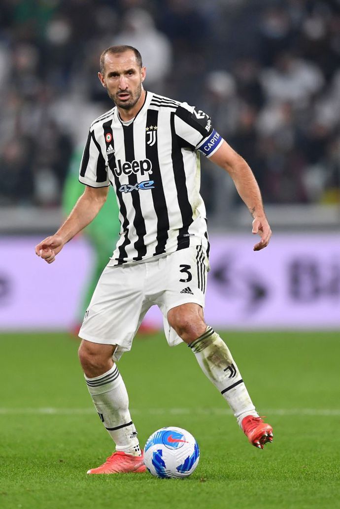 Giorgio Chiellini in action for Juventus