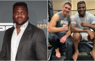 Francis Ngannou and Rico Verhoeven