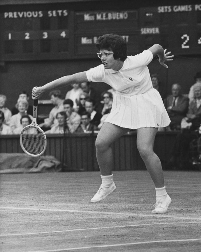 Billie Jean King made a name for herself in the 1960s