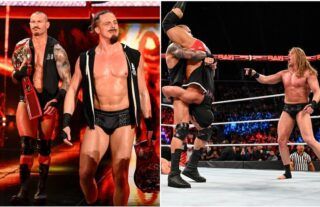 Riddle cosplayed as Randy Orton on WWE Raw
