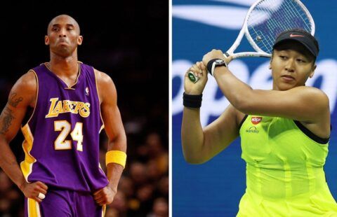 Tennis star Naomi Osaka has revealed basketball legend Kobe Bryant is the lockscreen on her phone