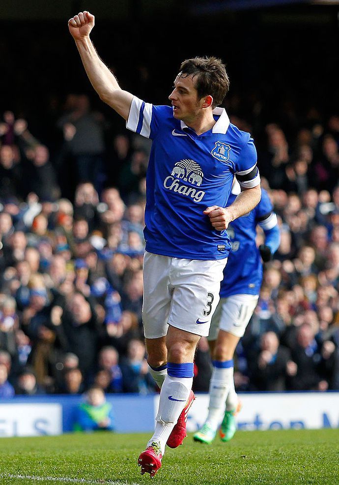 Baines with Everton
