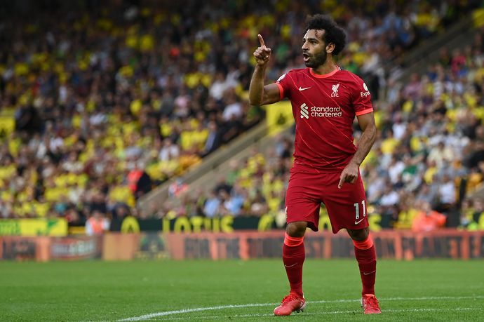 Salah has been in sublime form for Liverpool this season