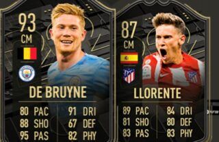FIFA 22 Club Signatures Promo: Kevin De Bruyne And Marcos Llorente Cards Leaked