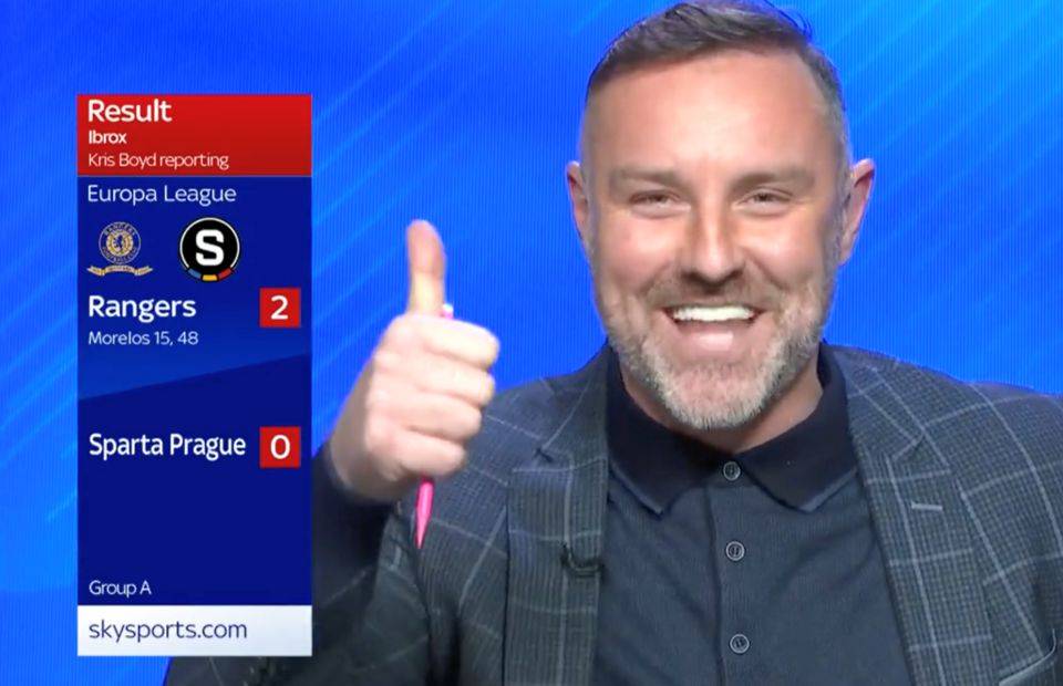 Kris Boyd trolled Celtic after they were eliminated from the Europa League