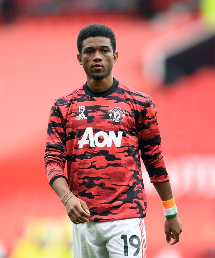 Amad Diallo in action for Man United