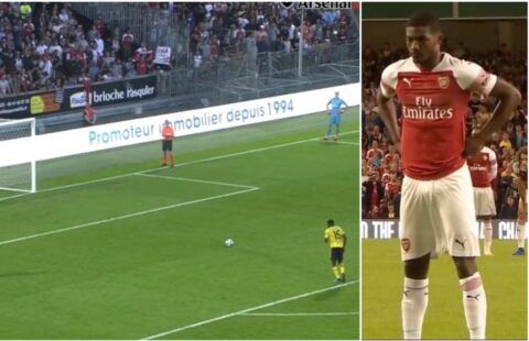Ainsley Maitland-Niles is an extremely cool penalty taker
