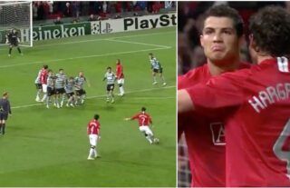 Cristiano Ronaldo's free-kick vs Sporting was brilliant