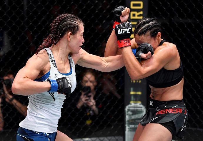 Miesha Tate beat Marion Reneau in her comeback MMA fight earlier this year