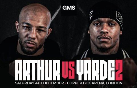 Lyndon Arthur will take on Anthony Yarde for the second time.