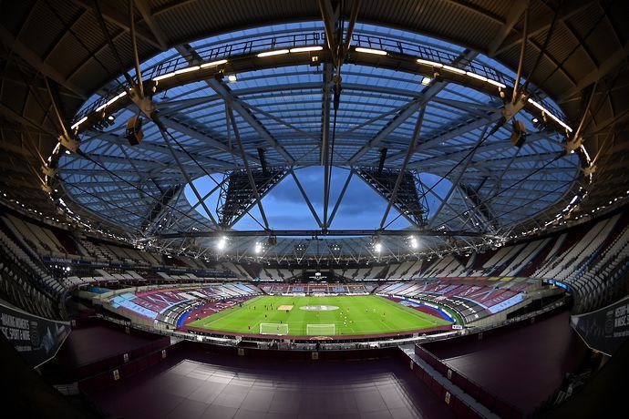 London Stadium, the home of West Ham United.