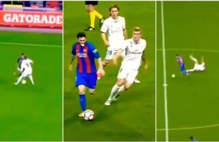 Lionel Messi has embarrassed Toni Kroos many times