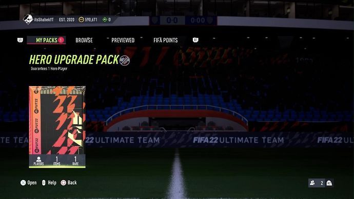 FIFA 22 FUT Hero Pack