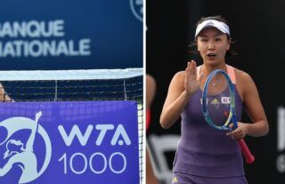 The Women’s Tennis Association announced the immediate suspension of all tournaments in China yesterday, amid fears over the safety of tennis player Peng Shuai
