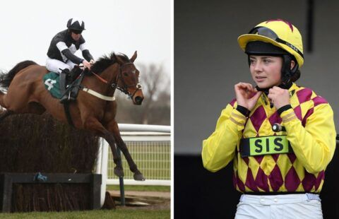 Bryony Frost claimed fellow jockey Robbie Dunne 'opened his towel and shook himself' while the pair were in a men’s changing room