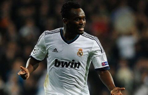 Michael Essien in action for Real Madrid