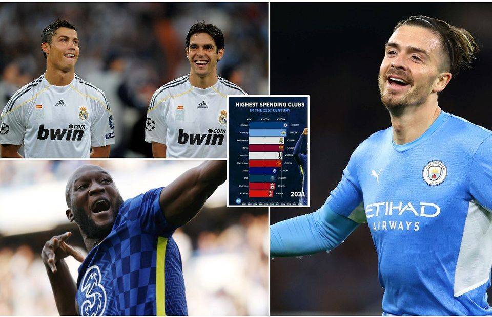 Chelsea, Man City, Real Madrid: Who are the biggest spenders of the 21st century?