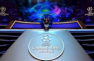 The Champions League draw will take place on 13th December 2021.