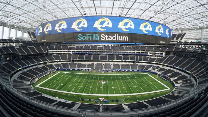 The SoFi Stadium will be the hosts for Super Bowl LVI.