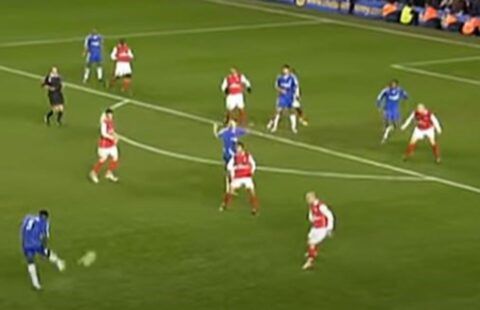 Michael Essien's stunning goal against Arsenal