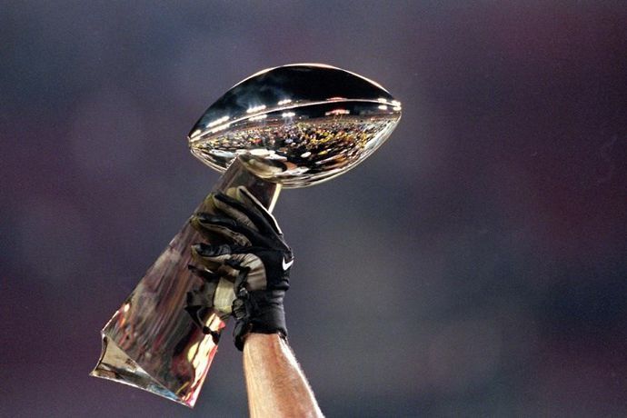 The Super Bowl trophy.