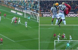 Zlatan Ibrahimovic scored a brilliant late equaliser for AC Milan vs Udinese
