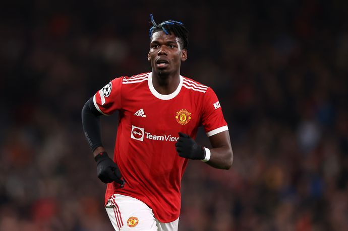 Paul Pogba's current contract at Man Utd expires in the summer