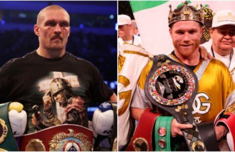 Oleksandr Usyk open to Canelo Alvarez fight at cruiserweight - on one condition