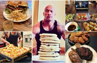 The Rock's cheat meals are insane