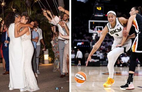 WNBA star Candace Parker has delighted the sporting world by announcing she is married to Anya Petrakova, and that the pair are expecting a baby